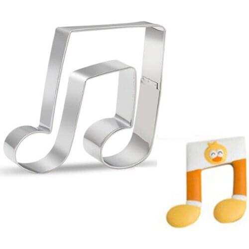 1pcs Cookware reposteria patisserie Music Quaver Note Biscuit Mold Cookie Cutter Fondant Cake Decor Tools Cupcake Pastry Shop