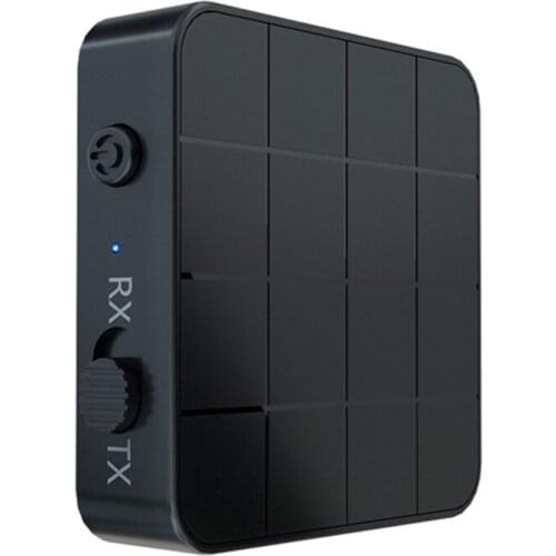 2 IN 1 Bluetooth-Compatible 5.0 Audio Transmitter Receiver 3.5mm Wireless Adapter Stereo Audio Dongle For TV Car /Home Speakers