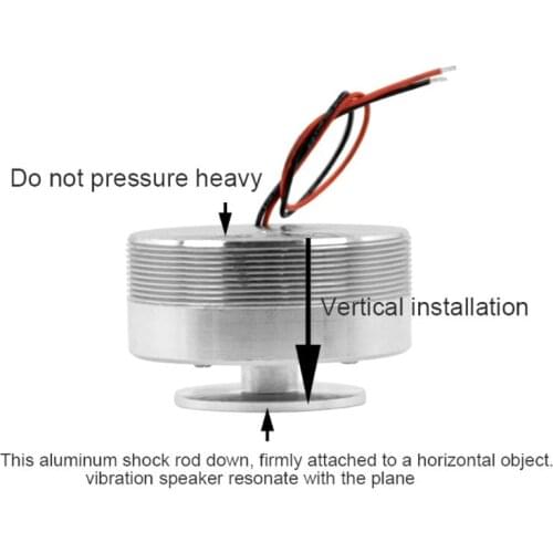 Audio Speaker 20W 4Ohm 8Ohm 44MM Full Range Vibration Speakers Loudspeaker Portable Bass Resonance D08A