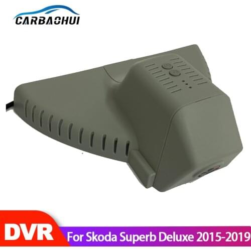 Car DVR Wifi Video Recorder Dash Cam Camera For Skoda Superb Deluxe 2015 2016 2017 2018 2019 Novatek 96658 Special Car WiFi DVR