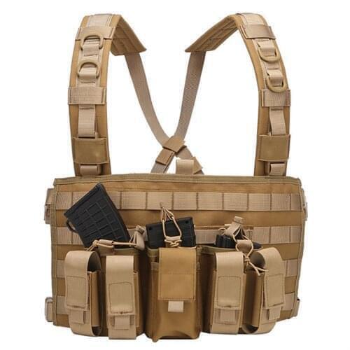 Combat Paintball Tactical Equipment Military Gear Hunting Vest Chest Rig Battlefield Outdoor Camping Hiking USMC