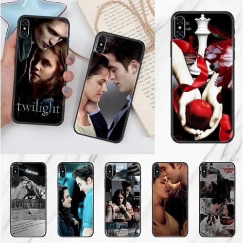 Movie Twilight Saga Phone Case Cover Hull For iphone 5 5s se 2 6 6s 7 8 12 mini plus X XS XR 11 PRO MAX black silicone hoesjes