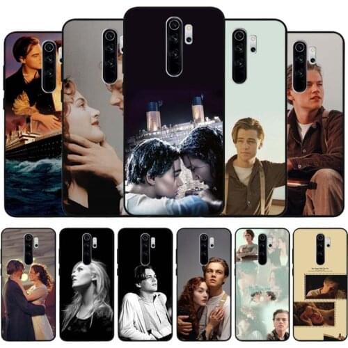 Titanic black Silicone Phone Case For Redmi note 9 8 7 Pro S 8T 7A Cover