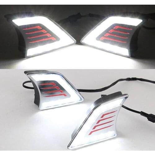 CSCSNL 1 Pair LED DRL Daytime Running Light Daylight Waterproof Signal lamp For Toyota Hilux Vigo 2012 2013 2014 2015