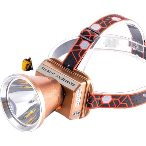 Light-sensing head mounted headlight bright shot and long life xenon lamp charging fishing Yediao