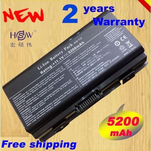 HSW A32-X51 Laptop Battery for ASUS X51 X51C X51RL X51H X51L X51R X51RL T12J XT12 X58 X58C X58L T12B T12C T12ER A32-T12