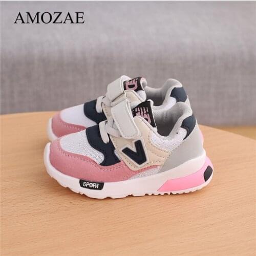 Spring Autumn Kids Shoes Baby Boys Girls Childrens Casual Sneakers Breathable Soft Anti-Slip Running Sports Shoes Size 21-30