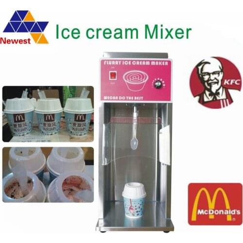 110v 220V Commercial use Flurry Ice Cream Mixer, Flurry Ice Cream Blender Maker