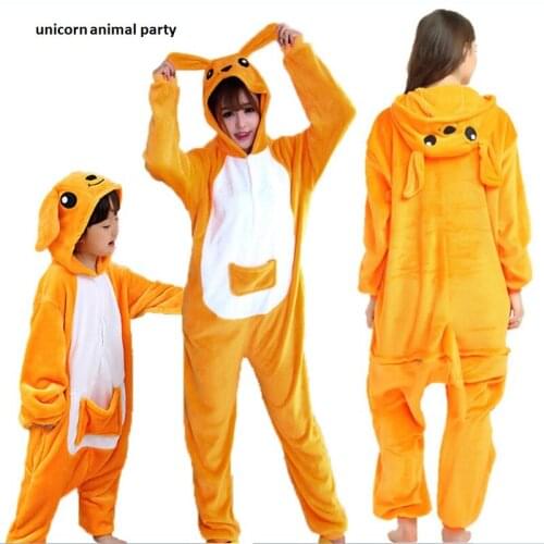 Cartoon animal Kigurumi Kangaroo Onesies Pajamas Unisex Cartoon Anime Cosplay Costume Adult Pyjamas jumpsuit halloween costumes