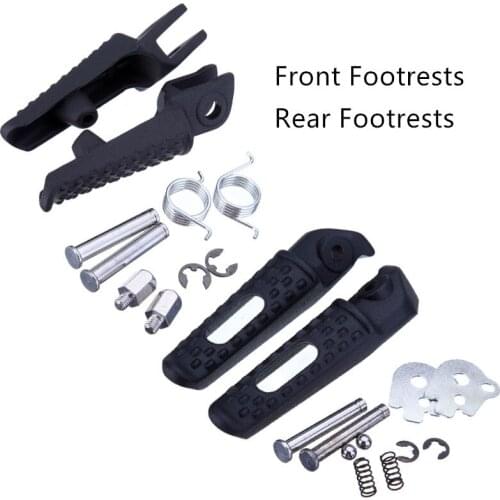 Motorcycle Front Rear Footrests Foot Rests Pegs Set For Honda CBR600RR 2003 2004 2005 2006 CBR1000RR 2004-2011 CBR 600RR 1000RR