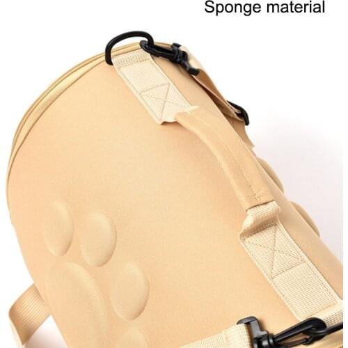 2in1 Pet Carrier with Handle Shoulder Strap Space Capsule Folding Pet EVA Bag with Side Hole for Cat Puppies Outdoor Use J2Y