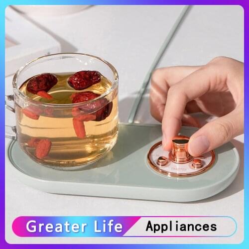 5V Cup Heater Warmer USB Smart Thermostatic Cup Coaster Heating Mat Hot Pad Keep Drink Warm Heater Mugs Coaster