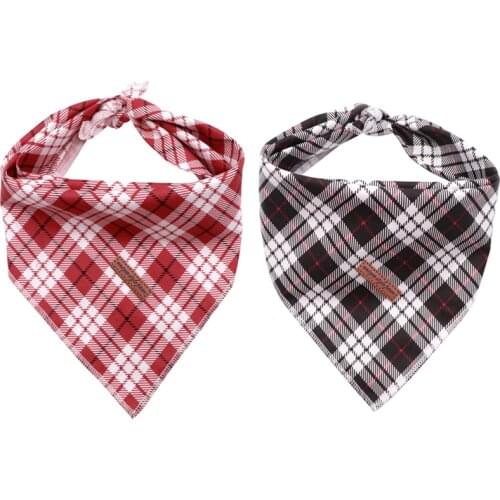 Unique Style Paws Dog & Cat Small Bandana Scarf Adjustable Dog Bandana Christmas Personalized Pet Products