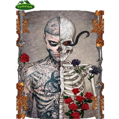 YUMEART DIY 5D Diamond Painting Cross Stitch Goth man Mosaic Kit Handmade Rhinestones Paste diamond Embroidery Home Decor