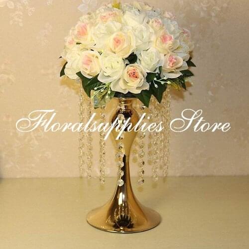 10Pcs/lot, 34cm(13") Tall Wedding Table Centerpiece, Candle Holder, Road Lead, Flower Stand, Wedding Decoration