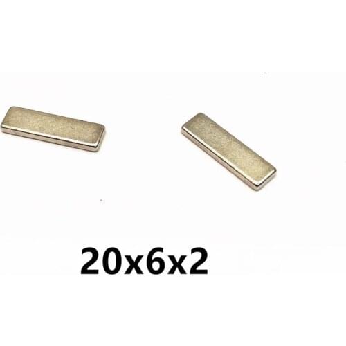 20*6*2 Rectangle Lnvisible Hidden Metal Magnetic Buttons Snap Magnet Fastener Handbag Cloth Clasp Sewing Tools