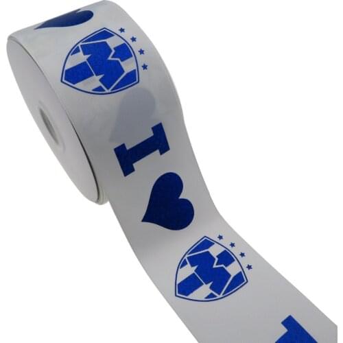 Shipping free 3'' 75mm heat tansfer printed grosgrain ribbon for baby girl hair bows big bows DIY decoration