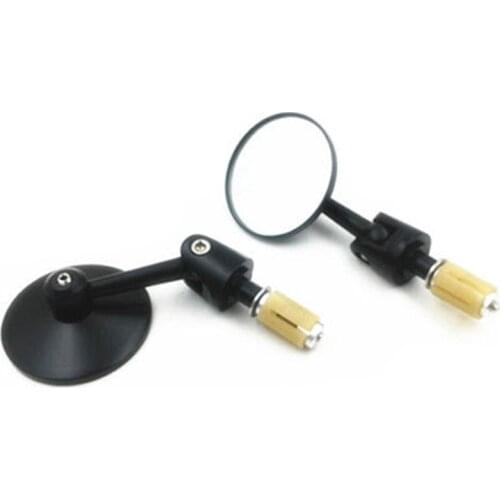 7/8" 22mm Barend Side Mirrors Motorcycle For Harley Honda Yamaha Suzuki Crusier Chopper ATV r Scooter
