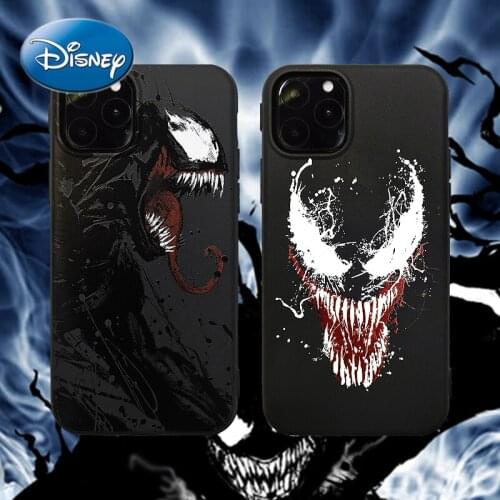 Disney Marvel Phone Case for IPhone 7/8P/X/XR/XS/XSMAX/11/12Pro/12mini Venom Phone Case Cover