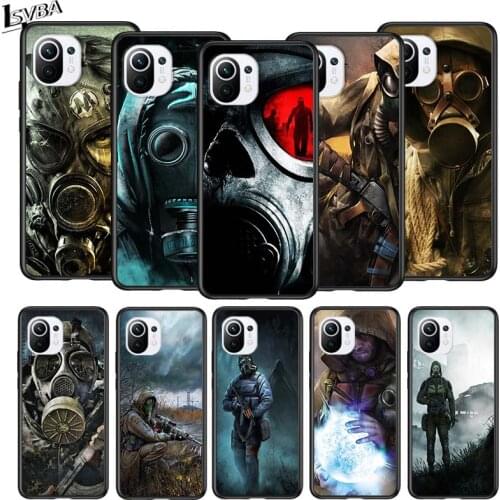 Stalker Clear sky for Xiaomi Mi 11 10T Note10 Ultra 5G 9 9T SE 8 A3 A2 A1 6X Pro Play F1 Lite 5G Black Phone Case