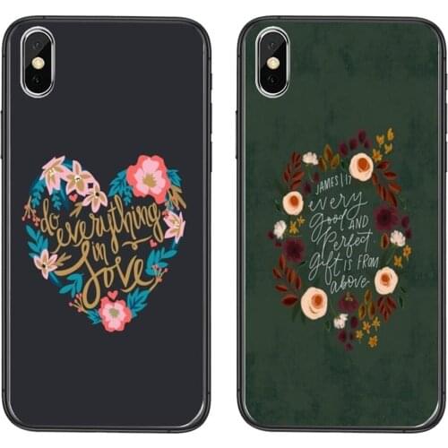 Bible Verse Philippians Jesus For Xiaomi Mi 10 11 9 10T Pro Lite Ultra Poco X3 F3 NFC CC9 Pro Wholesalers Black Waterproof