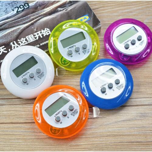 10PCS LCD Digital Sports Timer Clock For Training Backing Racing Colorful Countdown Countup Counter 99 Minute Kitchen Timer