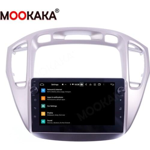 For Toyota Highlander 2002-2008 RHD IPS128G Android 10 Car DVD Multimedia Player Radio Carplay GPS Navigation Audio Video