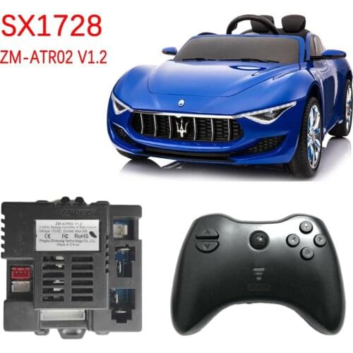 HLX/SM1728 ZM-ATR02 V1.2 Rideable childrens electric toy car 2.4G Bluetooth remote control receiver with smooth start function