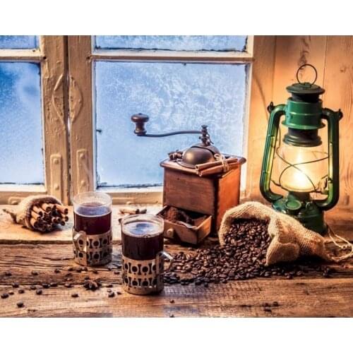 GATYZTORY 40x50cm DIY Framed Oil Painting By Numbers Lamp Landscape Pictures Canvas Painting Living Room Wall Art Home Decor