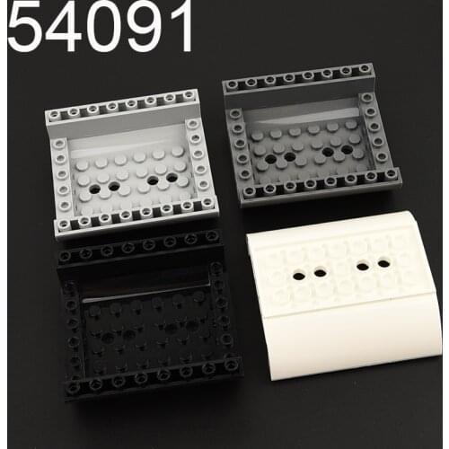 1PCS Building block 54091 Slope Curved 8 x 8 x 2 Inverted Double accessories parts MOC DIY Education Build Toys Brick