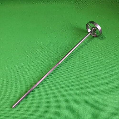 1set lab stainless steel turbine type blade paddle DIA 50mm 80mm impeller stirring blade with rod for sitrrer