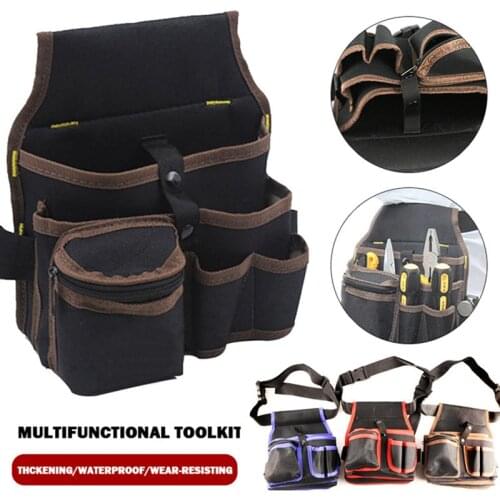 JAKEMY New 2019 Multifunction Tool bags 600d Oxford cloth Portable Electrician Bag Thicken Work Pocket