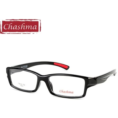 Chashma TR90 Sports Prescription Glasses for Men Full Frame Eyewear Myopia Eye Glasses Frames