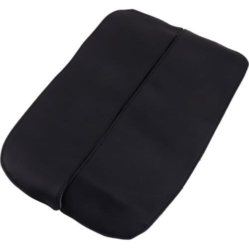 Beler 2Pcs/Set Car Center Console Armrest Cover Fit For BMW X5 E70 X6 E71 2008 2009 2010 2011 2012 2013 Black