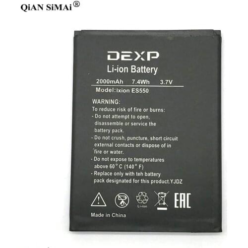 New High Quality Ixion ES550 2000mAh battery For DEXP Ixion ES550 phone