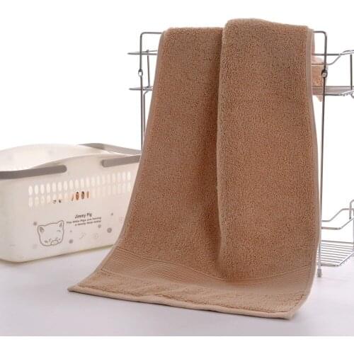 Egyptian Cotton Face Towel bathroom Solid Color Sports Towel 5 Star Hotel Home Use High Quality 36*76cm Face Towels