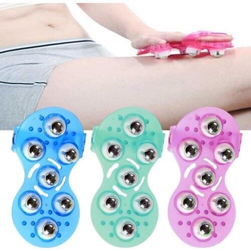 Roller Ball Body Massage Glove Anti-Cellulite Muscle Relief For Neck Face Massager Care Buttocks Relax Back Lift Pain Shoul K5N3