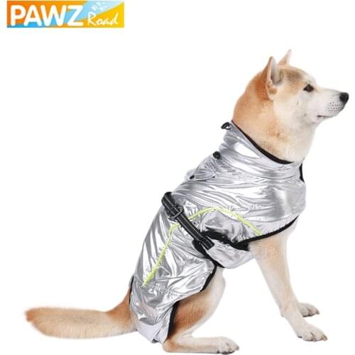 Luxury Winter Dog Clothes For Large Dog Jacket 9 Size Silver Warm Thick Small Big Dog Coat Puppy Apparel 2019 New Pet Dog Outfit