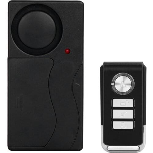 110dB Bike Alarm Wireless Vibration Motion Sensor Motorcycle Bicycle Security Sensors Bike Alarm with Remote