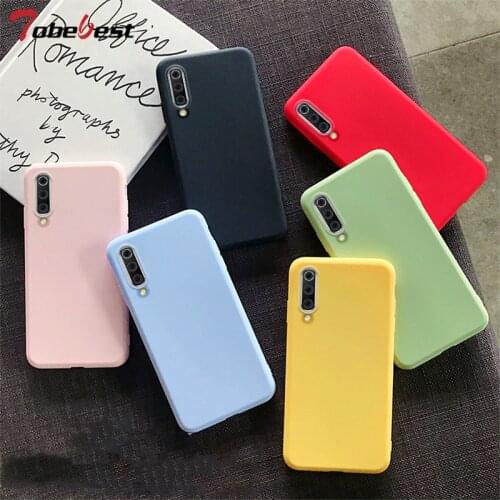 Candy Solid Color Silicone Case For Samsung Galaxy A10 A10E A20E A20 A30 A40 A50 A60 A70 A80 A7 A9 2018 A750 Soft TPU Cover