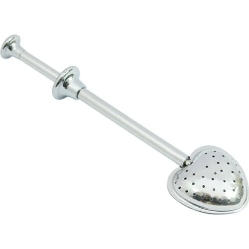 Heart-shaped Tea Infuser Stainless Steel Strainer Filter Tea Bag Tool