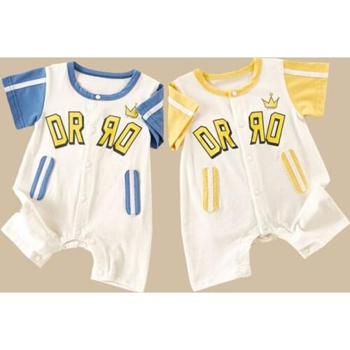 Sports Rompers Tracksuit for Newborns From 0 Short Sleeve Casual Summer Baby Romper Overalls Rompers Playsuits Baby Girl Items