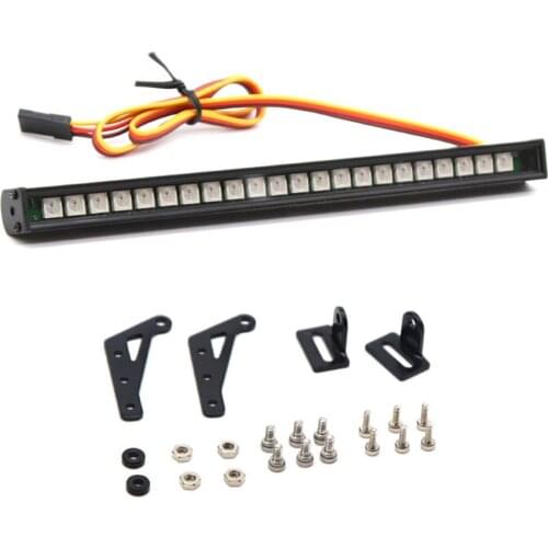 Light Strap for 1/10 TRX4 SCX109 9004 RC Car Colorful Climbing Car Flashing Light Bar Bright Roof Upgrade Part