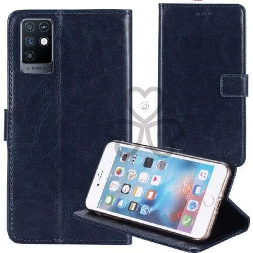 TienJueShi Business TPU Silicone Flip Protect Leather Cover Wallet Case For Infinix Hot 10 Play Note 10 Pro 6.95 inch Pouch Etui