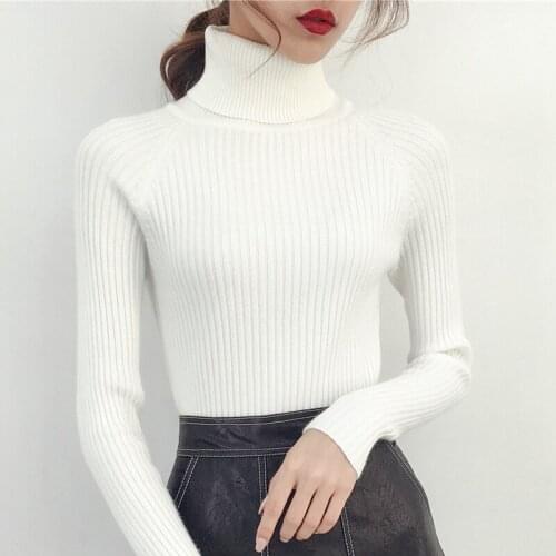 Knit dress long-sleeved jacket sets the high-necked white render unlined upper garment of cultivate morality thickening