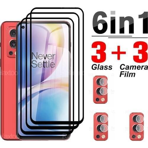6 in 1 Camera Protector Glass For Oneplus Nord 2 5G On One Plus Nord2 Protective Phone Clear Transparent Screen Full Cover Film