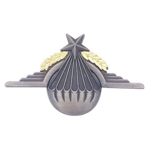 Factory direct die casting 3D badge new best selling electroplating silver and silver badges