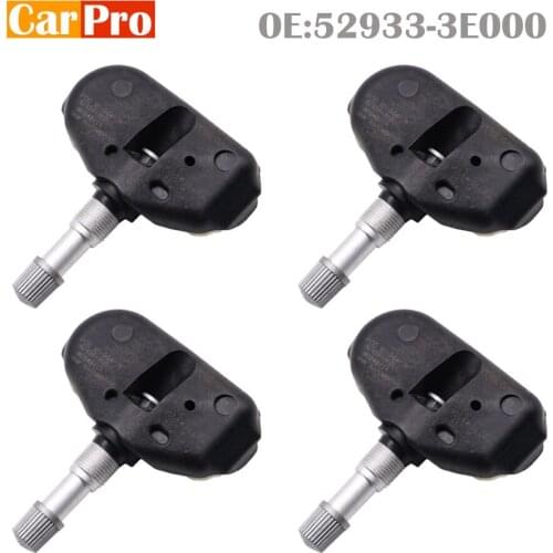 4 pieces Tire Pressure Sensors 52933-3E000 529333E000 TPMS for Hyundai Amanti Sonata Sorento Sportage Tiburon 315Mhz