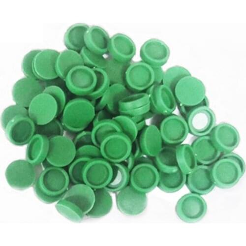 50/100pcs Nylon Plastic Dust Cover Green Caps Protector For HGR15 HGR20/25/30/35/45 MGN9 MGN12 MGN7 Linear Rail Guides CNC Parts