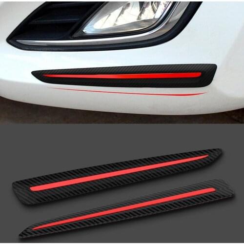 60% Dropshipping!1 Pair Car Bumper Corner Guard Anti-Scratch Protective Strips Trim Sticker